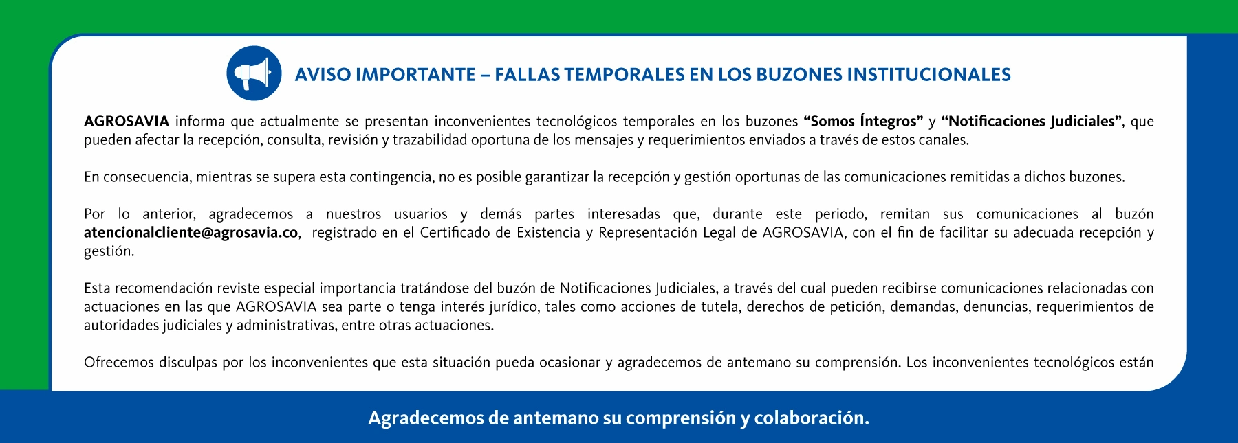 Correo De Notificaciones Y Somos Íntegros3