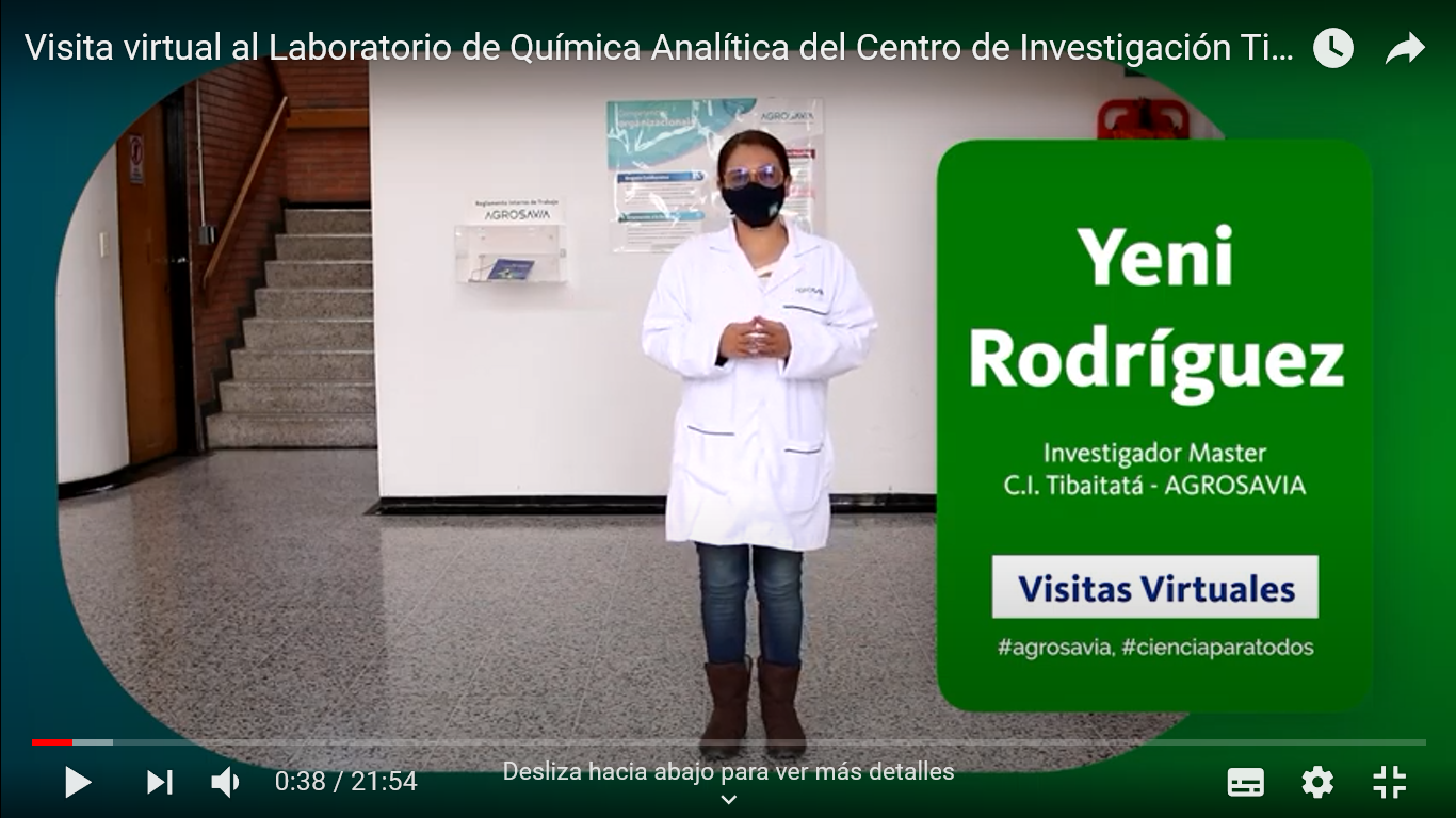 AGROSAVIA Ofrece Visitas Virtuales Al Centro De Investigación Tibaitatáquímica2