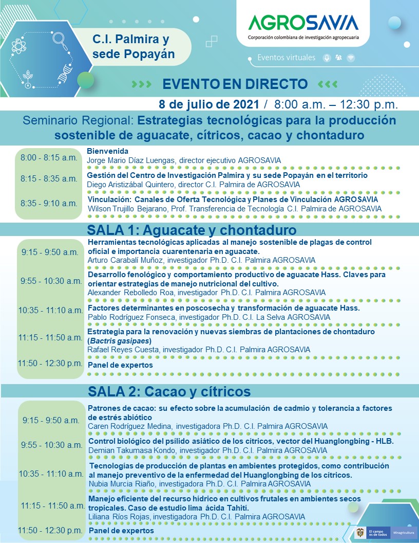 Agenda Seminarioregionalpal 8Jul2021