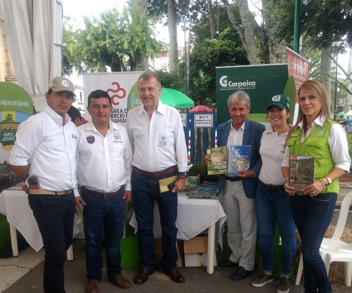 AGROSAVIA sede Cimpa participó en la expoferia Banco Agrario en Santander