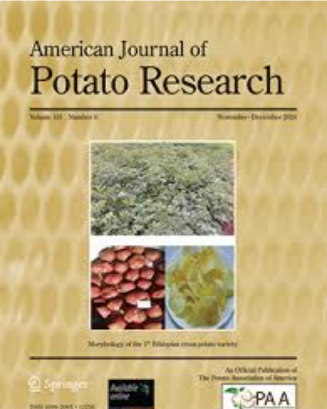 American Journal of Potato Research. (1997-2018)