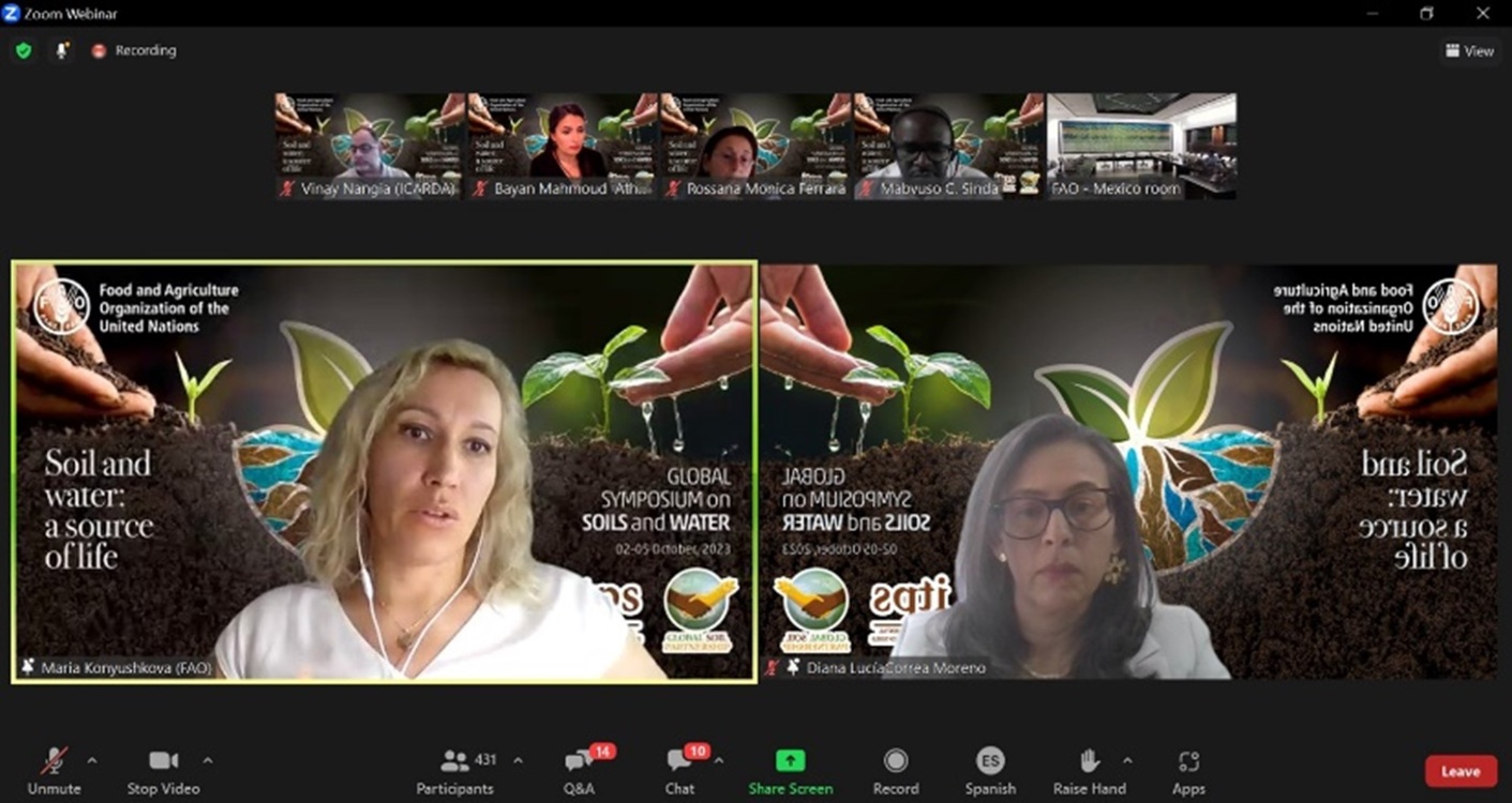 AGROSAVIA presente en el Simposio Mundial sobre Suelos y Agua