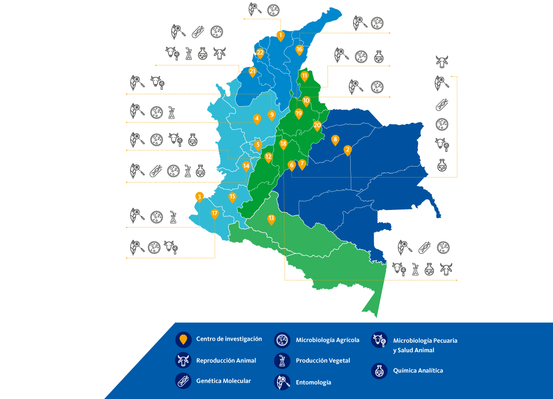 Mapa Red De Laboratorios