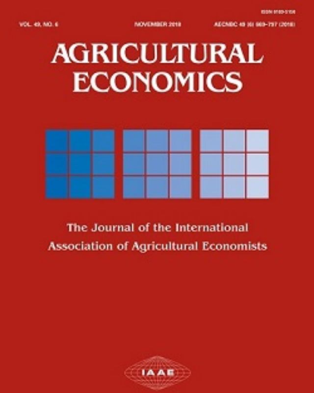 Agricultural Economics. (2013-2018)