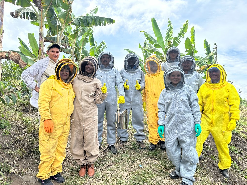 Productores de aguacate Hass del municipio de Herveo intercambiaron conocimientos sobre manejo apícola para integrar en los cultivos 