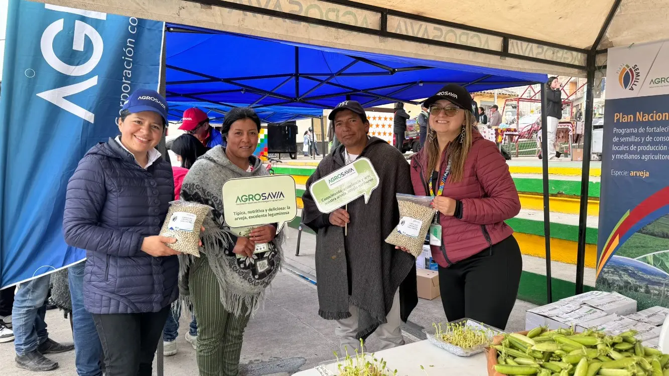 AGROSAVIA gestó y ejecutó la Feria "Día Nacional de la Arveja"