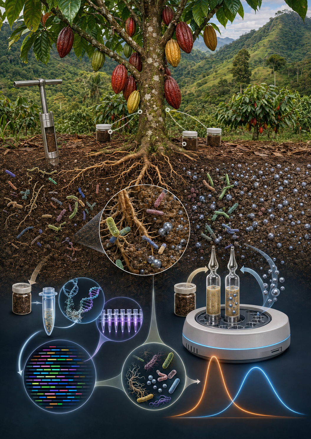 Integrating Natural Gradients And Controlled Assays To Reveal Bacterial