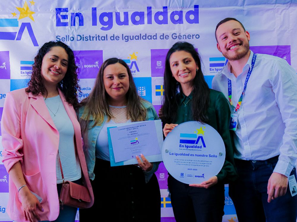 AGROSAVIA recibe reconocimiento de la Alcaldía de Bogotá por su compromiso con la igualdad de género