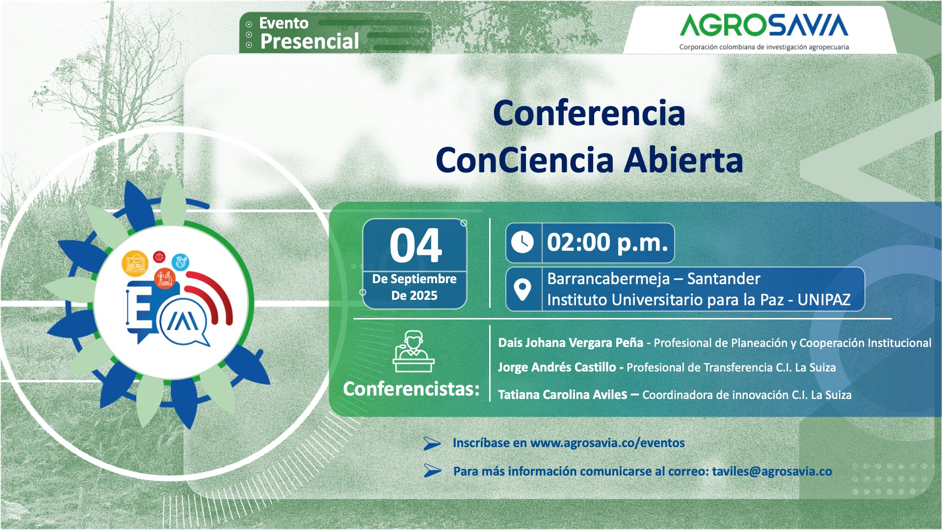 Evento 04 septiembre