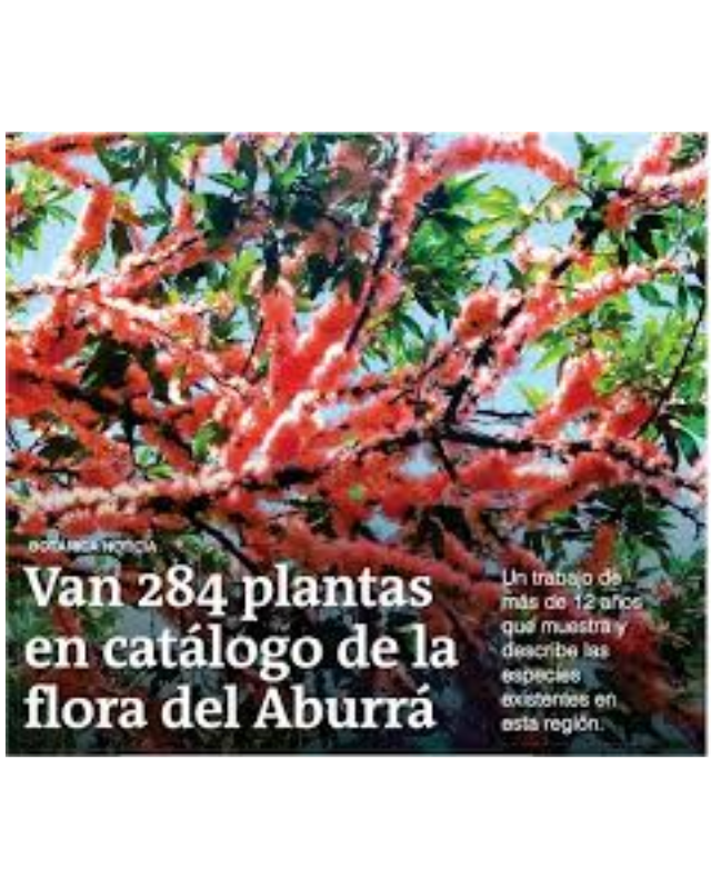 Catálogo virtual de flora en el Valle de Aburra