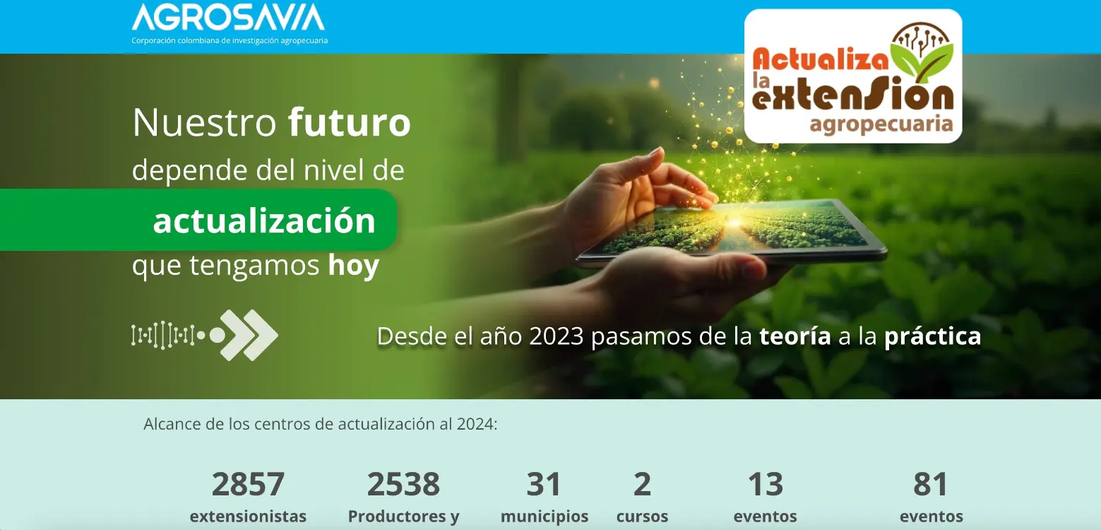 AGROSAVIA Lanzará El Micrositio AGROSAVIA Actualiza La Extensión Agropecuaria2 Fotor Webp