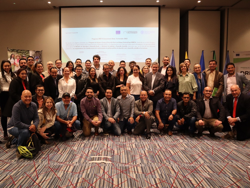 AGROSAVIA en el Lanzamiento de Rutas Territoriales de la Unión Europea, Agencia de Cooperación Italiana para el Desarrollo y FAO