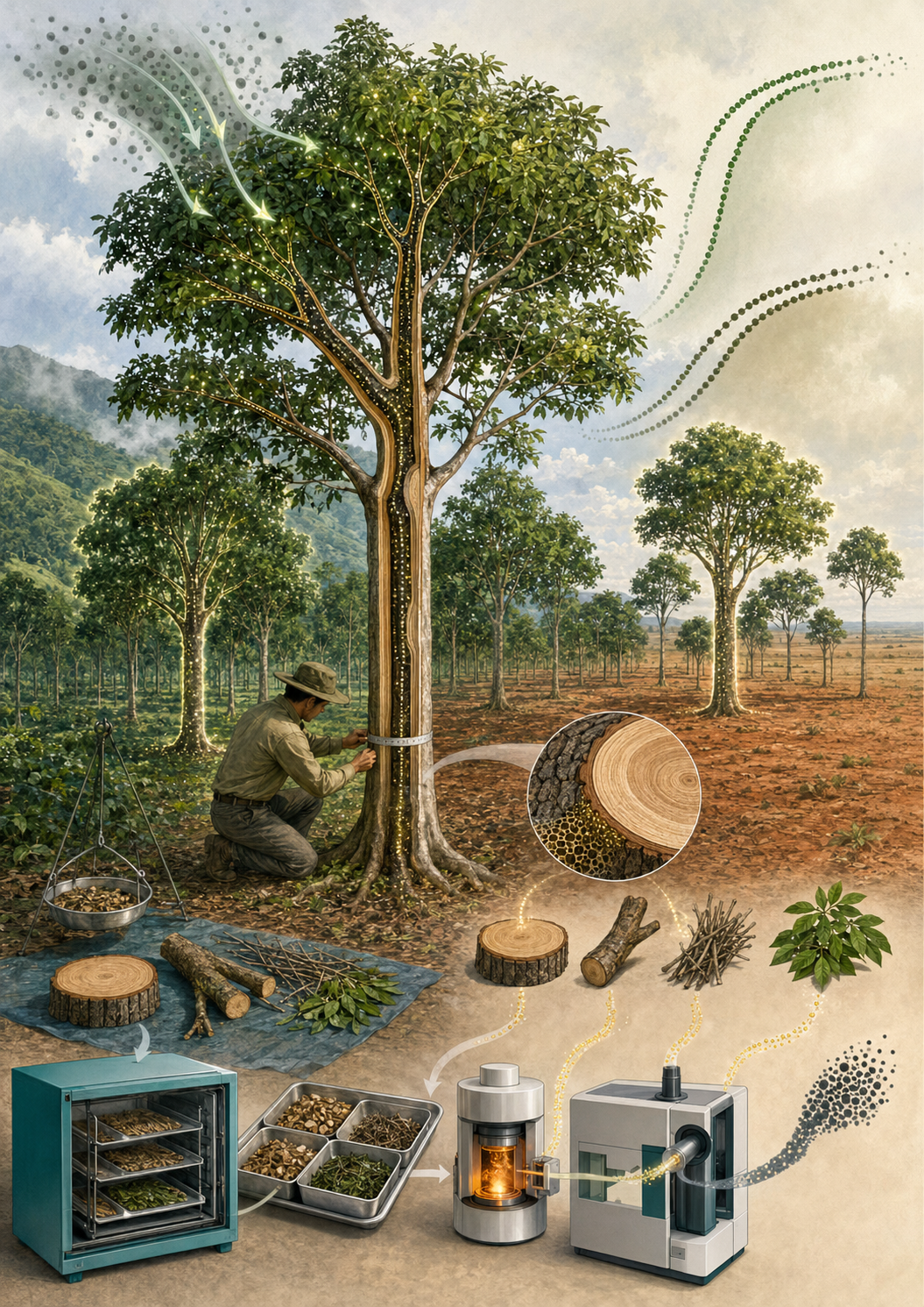 Carbon Storage And Accumulation In Rubber Clone