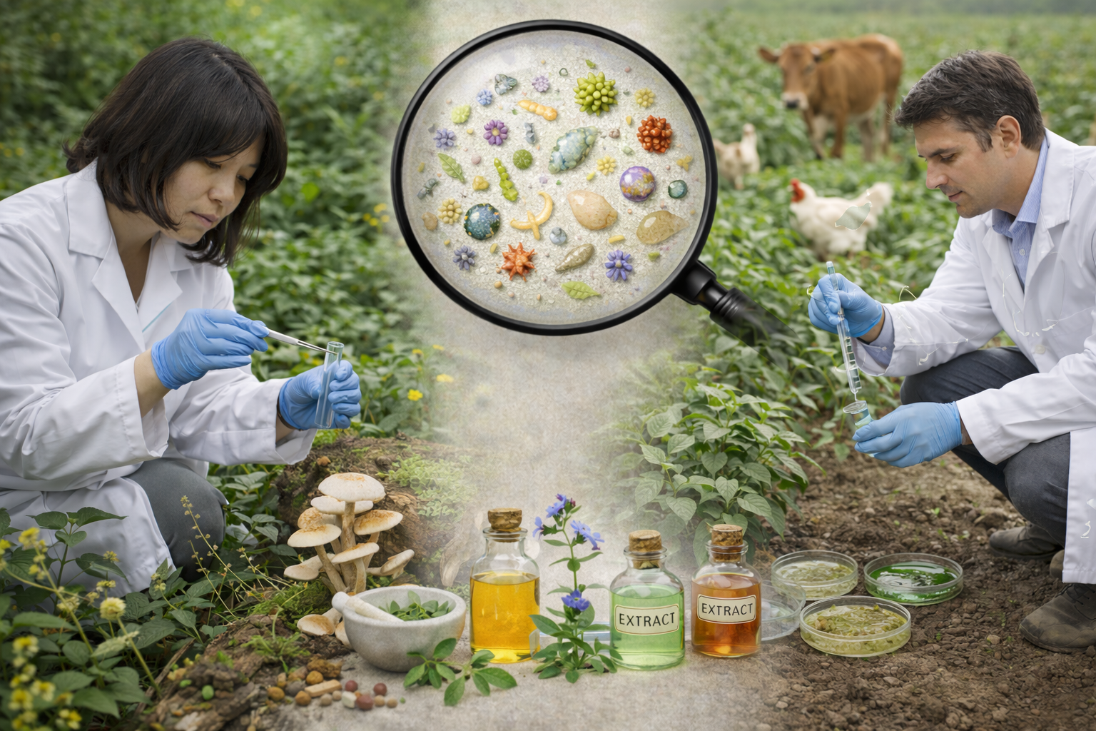 Bioprospección de Biomoléculas y Microorganismos con Aplicaciones Agropecuarias