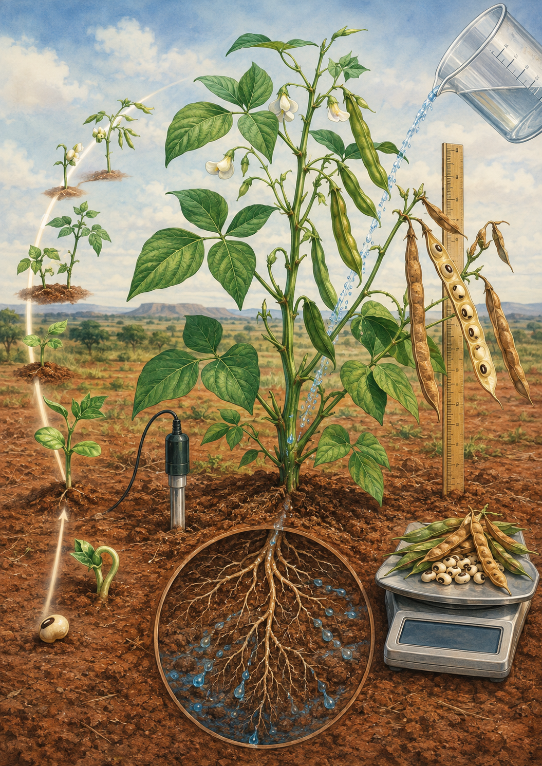 Assessment Of Water Productivity And Phenological Characteristics Of Cowpe